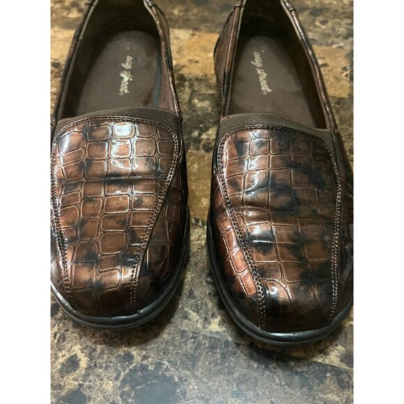 Easy Street Witney Crocodile Loafers - Picture 1 of 9